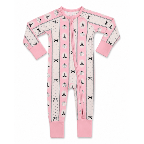 Pretty Little Pumpkin Zipper Romper