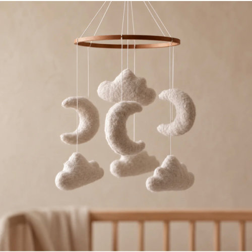 Marshmallow Sky - Baby Mobile