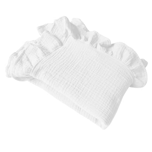 Organic Muslin Baby Blankets, Cotton Crib Blanket for Baby Infant Toddler, Super Soft and Lightweight Nursery Blankets 47"x47"| Perfect for Boys & Girls (White)