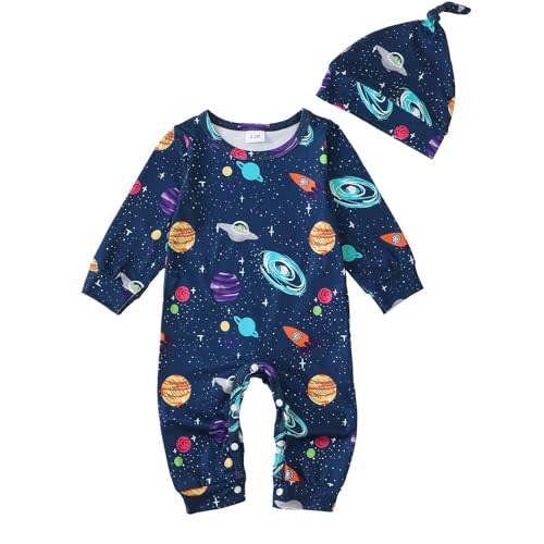 KIMI BEAR Newborn Baby Boy Clothes Fall Winter Cute Infant Outfits Long Sleeve Newborn Baby Romper Hat Bodysuit Jumpsuits