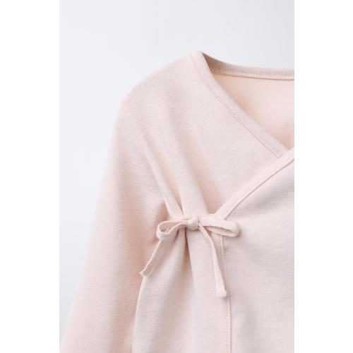 LAYETTE SET AND POUCH - Pale pink | ZARA United States