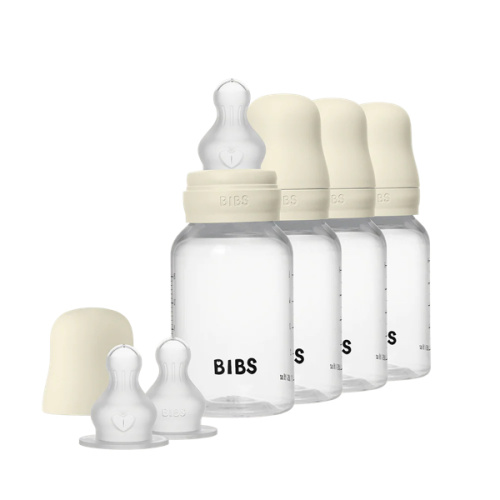 Baby BPA-Free PP Bottle 5oz 4 Pack Silicone - Ivory – Bibsworld store US