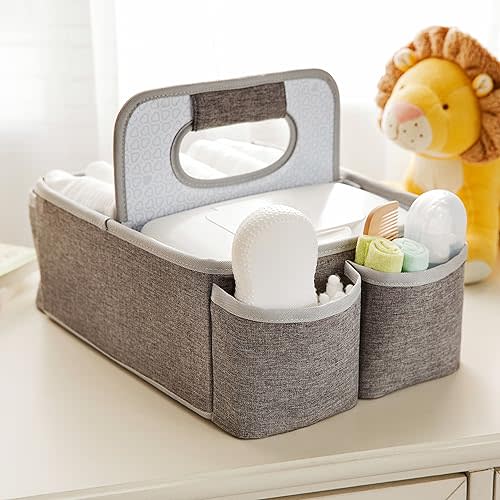 Diaper Caddy | Munchkin® Portable Organizer, Grey