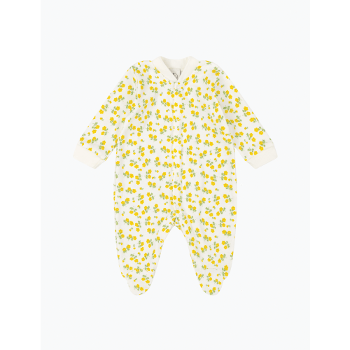 Baby Sleepsuit in Tea Floral
