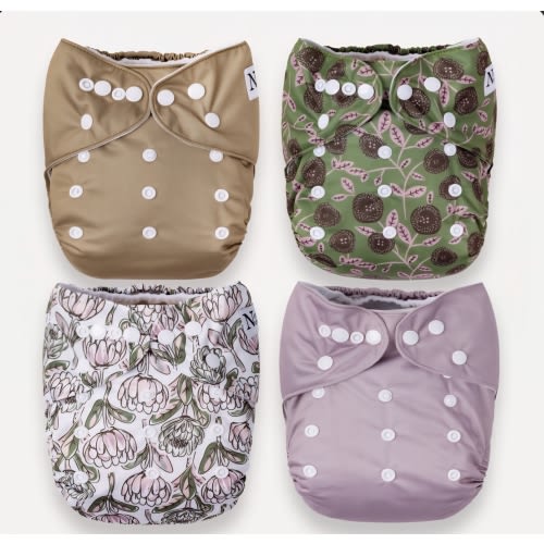 Cloth Diaper 4-pack (Meadow)