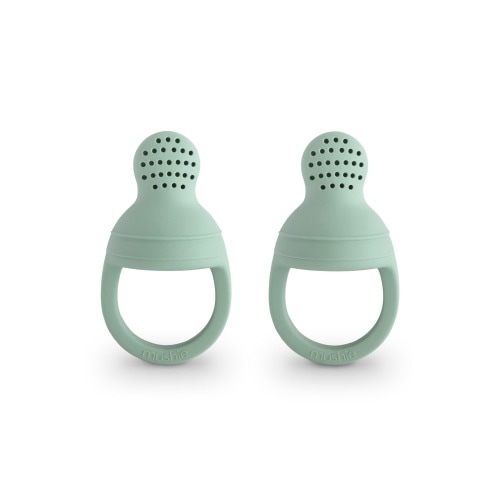 Mushie 2-Pack Fresh Food Feeders, Cambridge Blue
