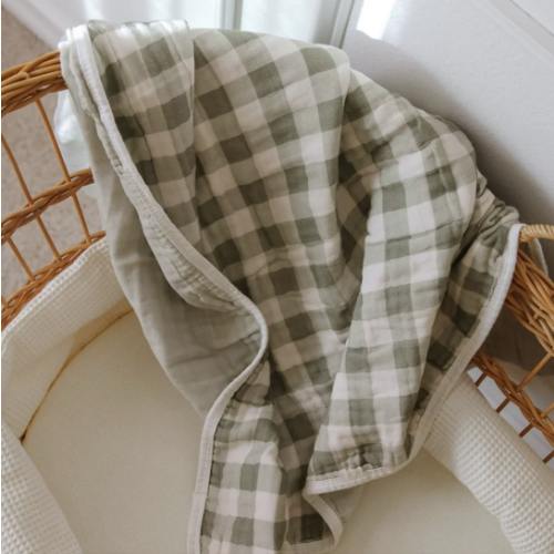 Gingham 6-Layer Blanket