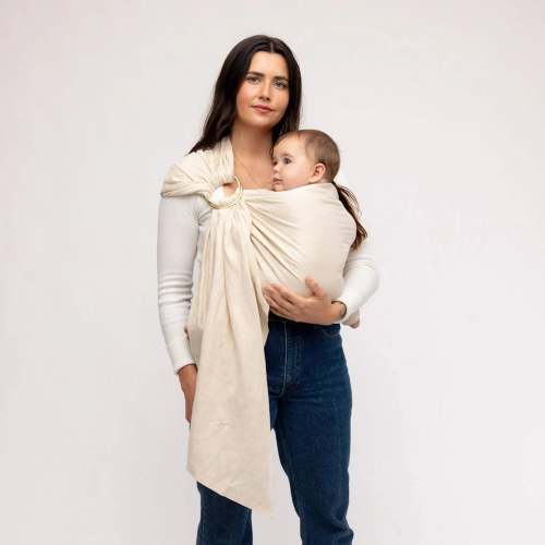 Wild Bird Ring Sling Baby Carrier - Sparrow/Gold Ring