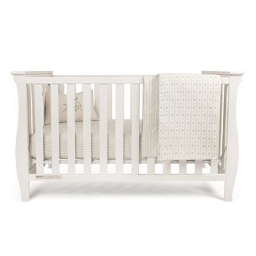 Ely's & Co. - Linear Berry Crib Bedding Set, 5 Piece Set Includes, 2 Fitted Crib Sheets, Quilted Comforter and Decorative Pillow