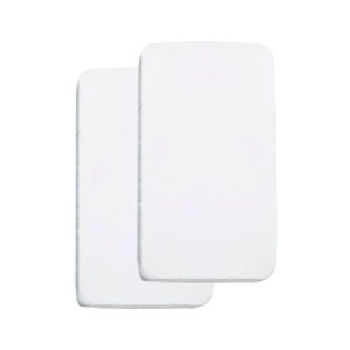 BreathableBaby All-in-One Fitted Sheet & Waterproof Cover, For 36" x 18" Cradle Mattres-Pack), White