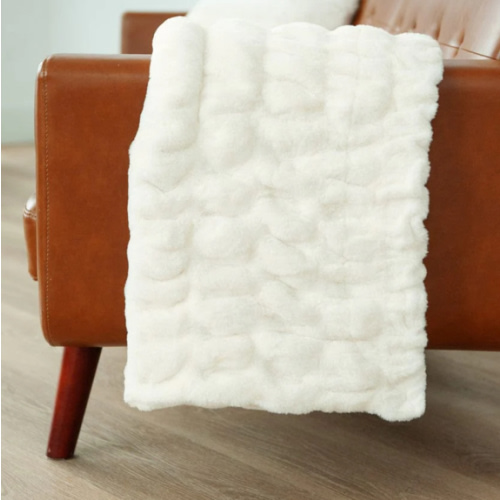Cream Hugs Blanket | Minky Couture