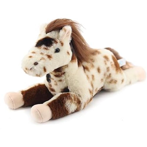 15" Spotted Horse Stuffed Animals for Boys and Girls,Soft and Adorable Stuffed Horse Plush Toys for Newborn Babies and Kids,Great Gifts on Birthday,Christmas,Machine Washable