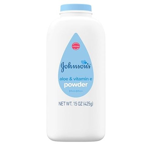 Johnson's Baby Powder with Cornstarch, Aloe & Vitamin E, 15 oz