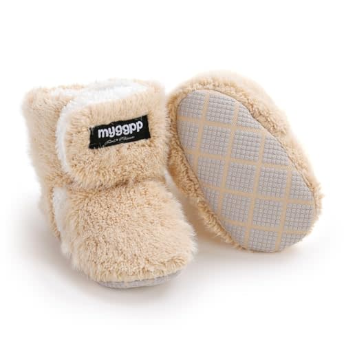 Ohwawadi Infant Baby Slippers Girls Boys Booties Warm Baby Socks Shoes Newborn Crib Footwear Prewalkers
