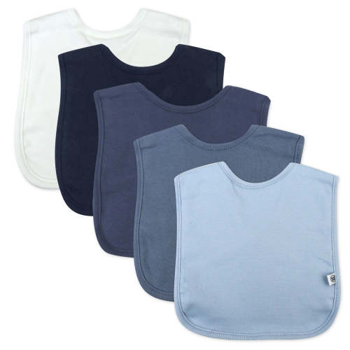 5-Pack Organic Cotton 4 in 1 Reversible Bibs | Honest Baby Clothing