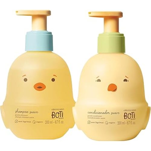 O Boticário Boti Baby Shampoo + Conditioner Bundle, 6.7 Ounce each
