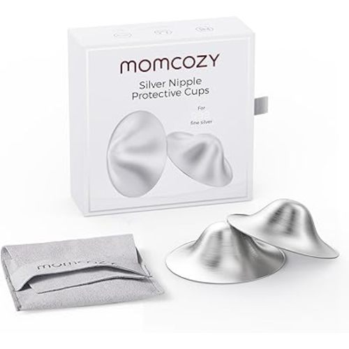 Momcozy 999 Hole-Free Metal Nipple Shields XXL Size