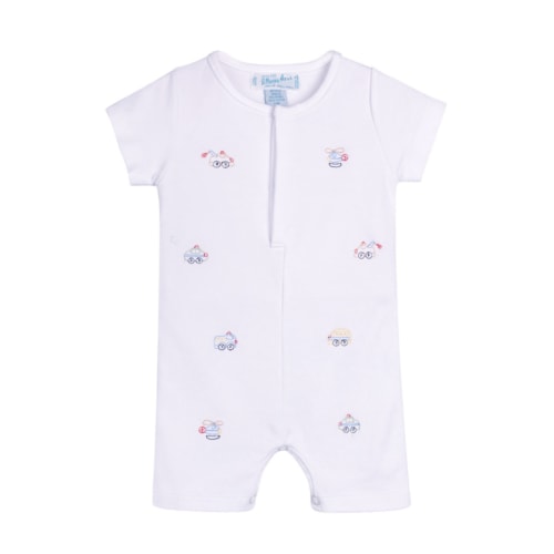 Vehicle Embroidered Cotton Shortall