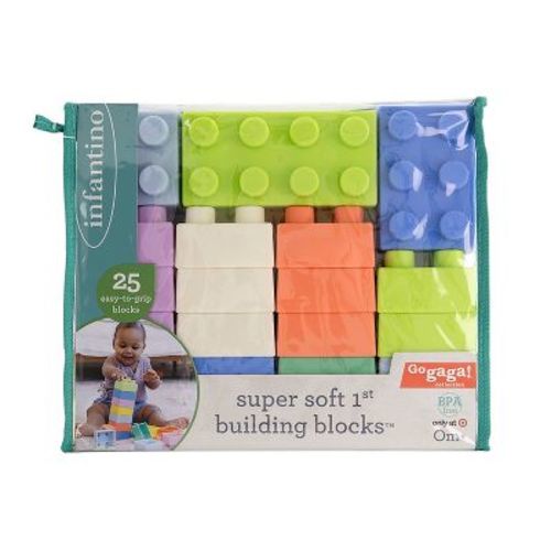 Infantino Go gaga! Super Soft 1st Building Blocks