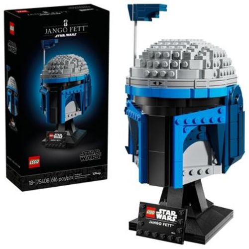 LEGO Star Wars Jango Fett Helmet DIY Model Building Kit 75408