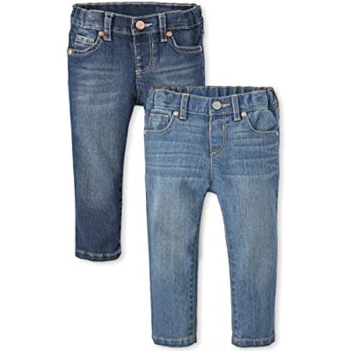 The Children's Place Baby and Toddler Girls' Basic Skinny Jeans, Multipack