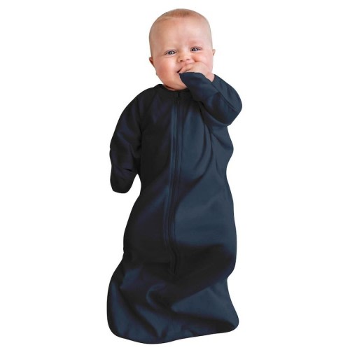 Babystudio Organic Cotton all-in-one Swaddlebag (3-9M) - Various Designs - Navy