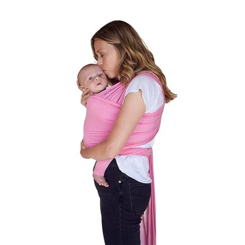 Solly Baby Wrap, Buttery-Soft Baby Carrier Newborn to Toddler 8-25 Lbs., Lightweight & Hands-Free Infant Sling Wrap, Breathable Carrier, Baby Wearing & Postpartum Essential, New Mom Gift, Rose Toile
