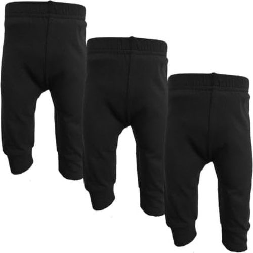 123 Bear Infant and Toddler Soft Cotton Spandex Boys and Girls Pants Multipacks