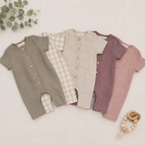 Sami ll Linen Jumper – Olive and Cradle