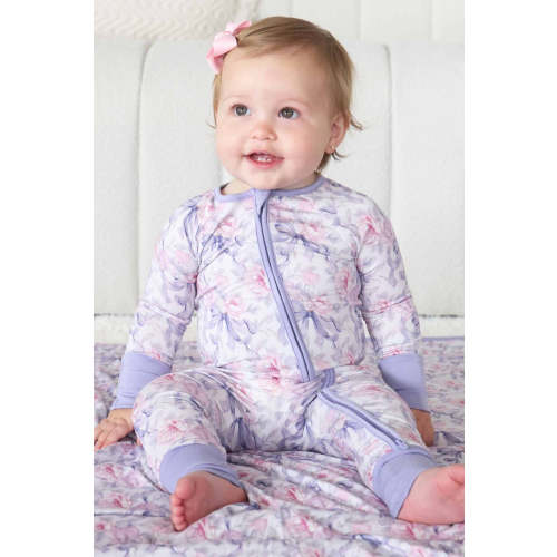 Leighton's Lavender Convertible Zip Romper