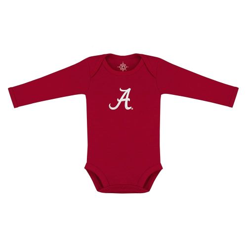 Creative Knitwear College Baby Infant Long Sleeve Bodysuit - Team Logo, Multiple Colors, Unisex (0-9 Months)