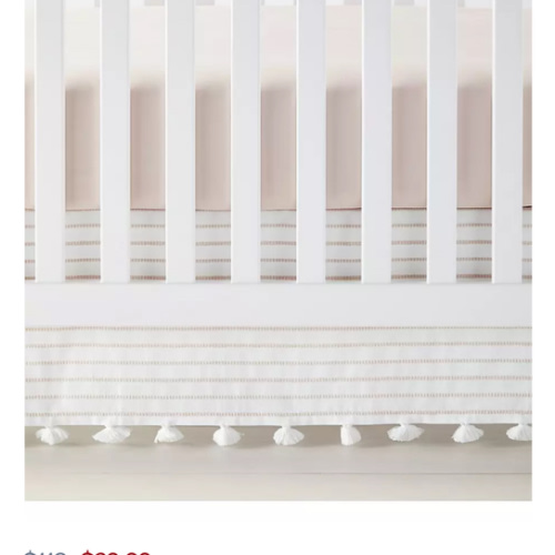 Alma Crib Skirt | Serena and Lily