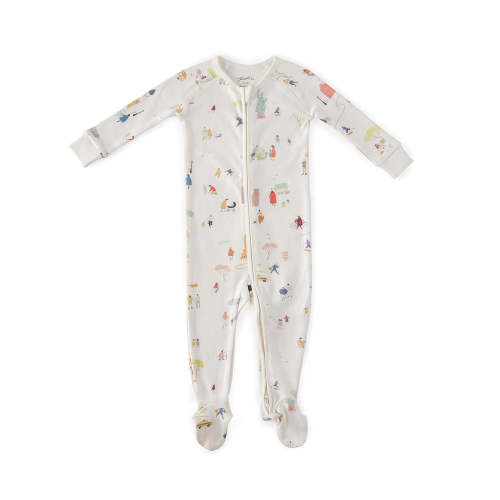 Pehr Ribbed Baby Sleeper - 0-3 Months, Explore the World