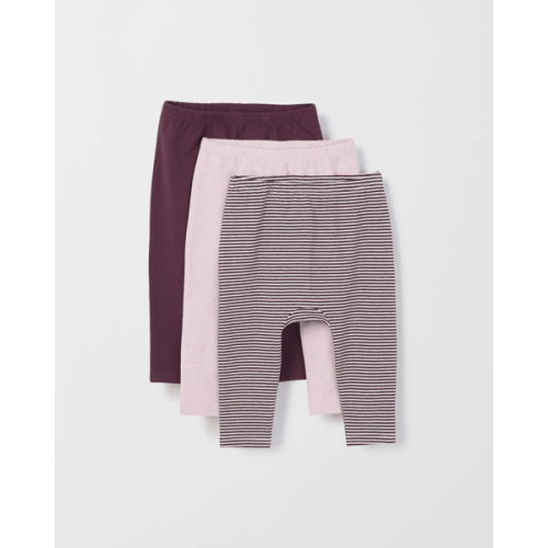 Baby Organic Cotton 3 Pack Leggings