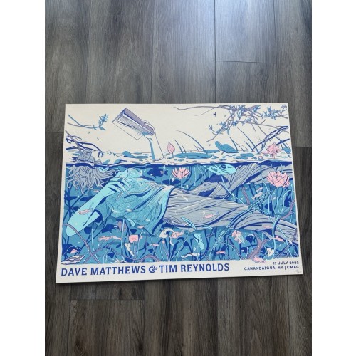 Dave Matthews Band Poster 2022 Canandaigua #/850 18x24