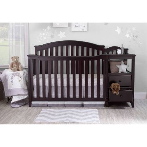 Sorelle Berkley Crib & Changer Standard Full-sized Crib - Espresso