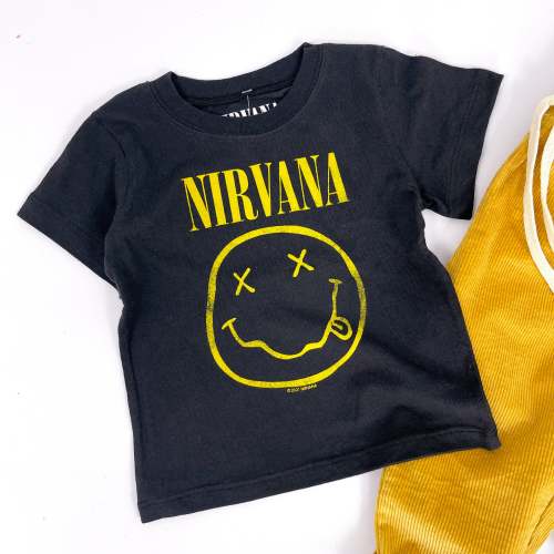 NIRVANA KIDS BAND TEE – Skeletots