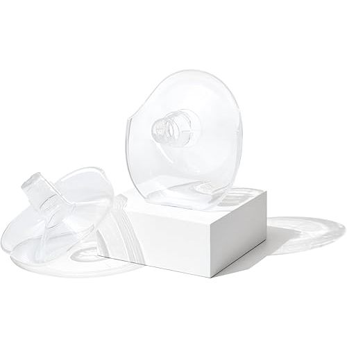 Willow Go - Hands Free Breast Pump - Wearable Breastfeeding Pump - Portable, Electric, Cordless, & 9 Levels of Hospital Grade Suction Strength - Postpartum Essentials - 24mm Flanges - 2pk