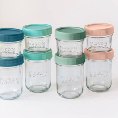 Breastmilk Storage Jar Set – Mason Bottle