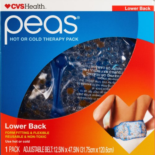 CVS Peas Hot or Cold Therapy Pack, Lower Back, Large, Medium, Neck & Shoulder