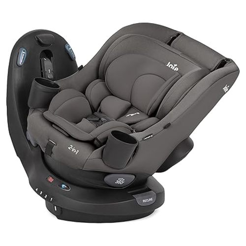 Chili Spin SI Rotating 2-in-1 Convertible Car Seat, Rear and Forward-Facing, No-Rethread Harness, Tested for Safety Standards (Dove)