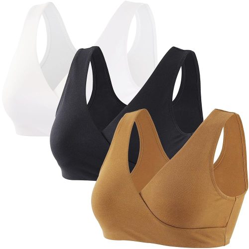Maternity Nursing Bras, Seamless Maternity Bra for Pregnancy & Breastfeeding, Comfortable Wireless Bra Night Sleep Top