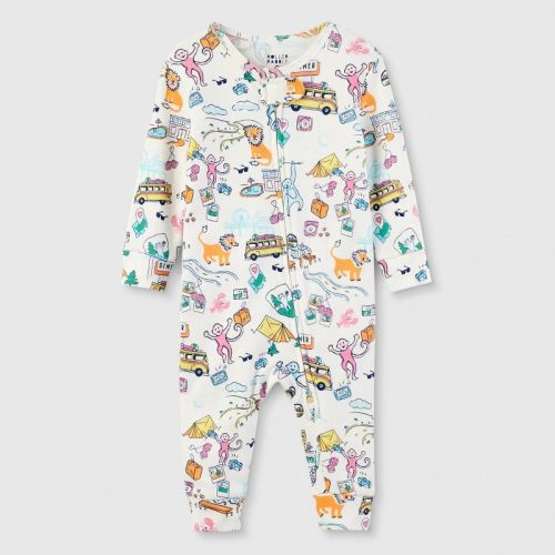 Baby Roadtrip Bodysuit Blue/Yellow/Pink - Roller Rabbit x Target 6-9M