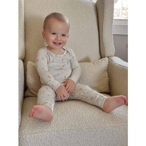 Up Up and Away Convertible Footie Pajamas | Sleeper | günamüna