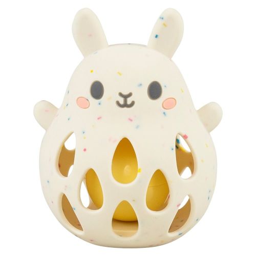 Tiger Tribe Silicone Bunny Rattle