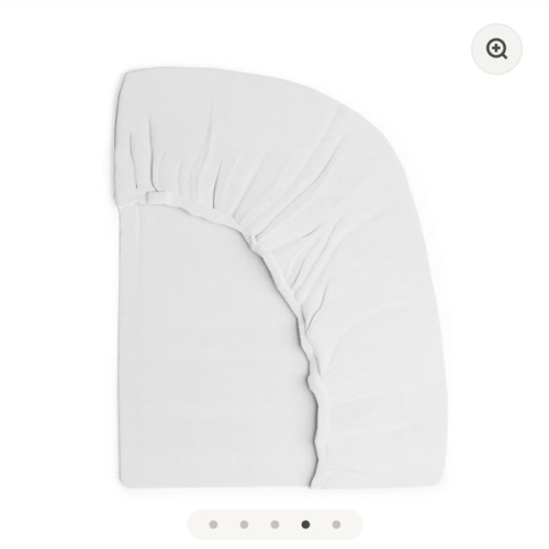 Breathable Muslin Crib Sheets | Snow