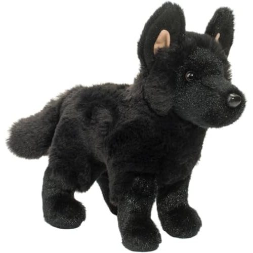 Douglas Harko Black German Shepherd Dog Plush Stuffed Animal