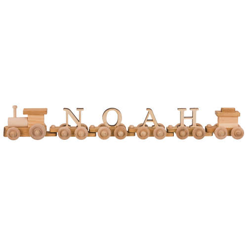 Amish Small Wooden Letter Toy Train