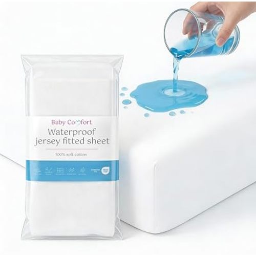 Waterproof Mattress Protector Sheet/Cover Fits 90x50 cm Co-sleeping Crib