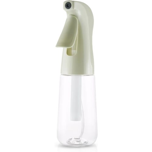 TANSHINE Continuous Spray Bottle for Hair,Ultra Fine Mist Water Hair Spray Bottles,Mister Spray Bottle,Refillable Plastic Sprayer for Hairstyling,Cleaning,Alcohol, Plants,Salons,6.8oz/200ml,Green